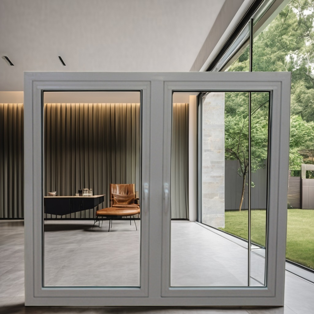 PA66GF25 Seal Aluminum Alloy Windows Soundproof Hollow Glass Single ...